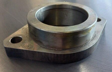 Stuffing box gland for Bornemann E2H 1024 progressive cavity pumps / mono pumps. Pos 004, unpainted