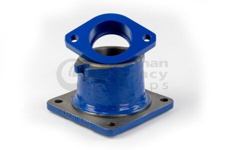 Stuffing box gland + stuffing box housing for Bornemann E2H 1900 progressive cavity pumps / mono pumps. Pos 003+004 in casting