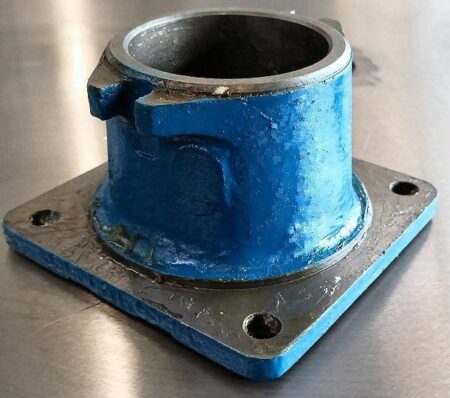 Stuffing box housing for Bornemann E4H 1024 progressive cavity pumps / mono pumps. Pos 003